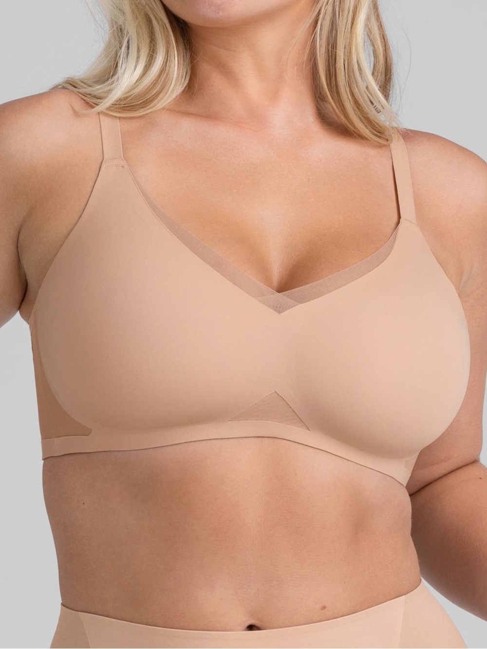 Honeylove CrossOver V-Neck Bra Size S